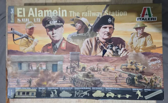 El Alamein Italeri kit completo WII War