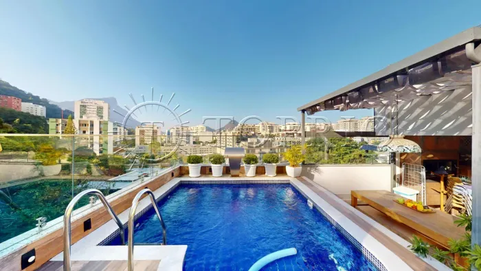 Cobertura na Gávea com 4 quartos, 308m² Cobertura Linear