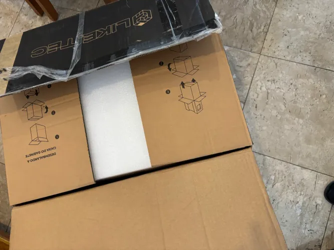 gabinete unreal snow link tek, com parafusos da placa mãe e fonte, usado por uma semana