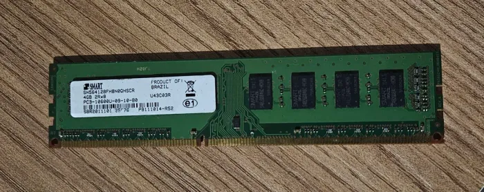 Memória para PC 4 GB DDR3 10600U Smart <br>Obs. Funcionando perfeitamente <br>Valor 65,00