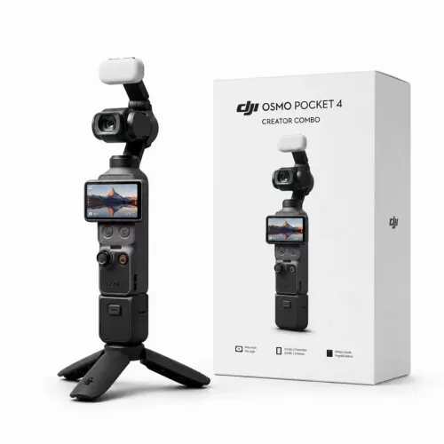 Câmera Dji Osmo Pocket 4 Creator Combo - Nova e Lacrada