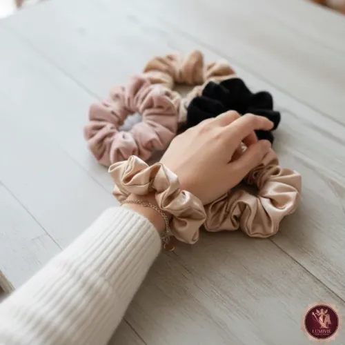 Lote 20 Xuxinhas de Cetim Anti-Frizz - Atacado para Revenda