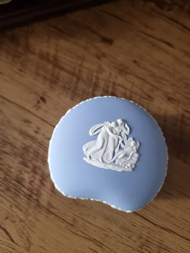 Porta joias caixinha Wedgwood Jasperware