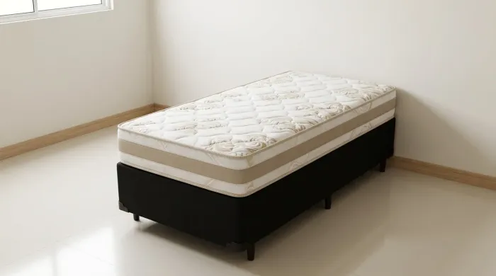 Cama box nova no plástico