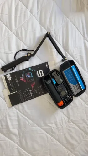 GoPro Hero 9 Black completa com acessórios