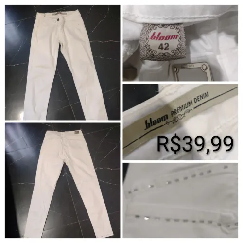 Calça branca feminina Tam 42