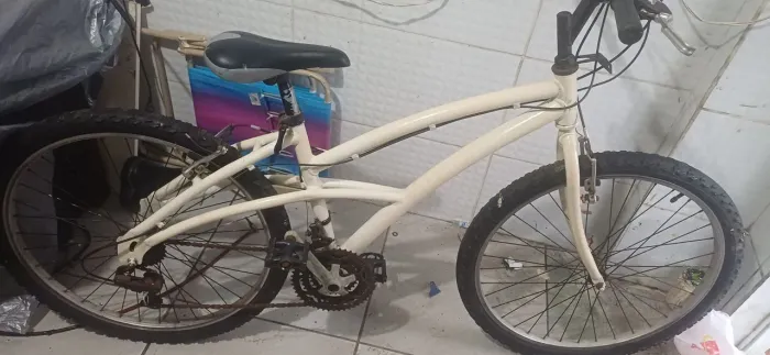 Bicicleta aro 26com marchas de alumínio retirar no bairro morro das pedras