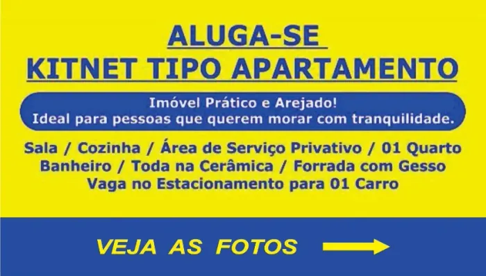 KITNET - Tipo Apartamento na 606 Sul (Antiga ARSE 62)