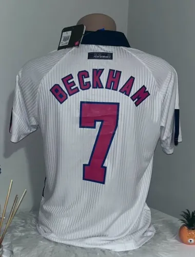 Camisa Inglaterra Retrô Beckham