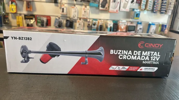Buzina Maritima com Compressor 12V - Unidade