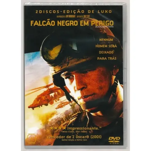 DVD Falcão Negro Em Perigo (Edição de Luxo - DUPLO) Original Lacrado de Fábrica DUBLADO