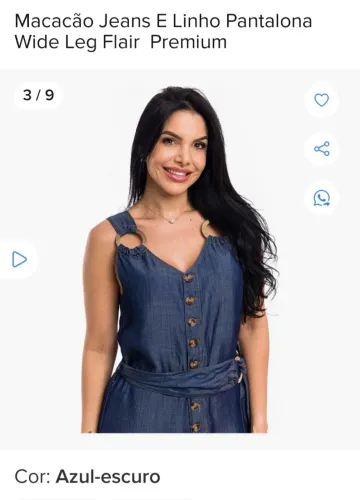 Macacão feminino novo lindíssimo 
