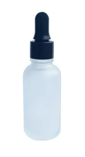 Frasco gotejador 20ml - tampa preta - pacote 10unidades