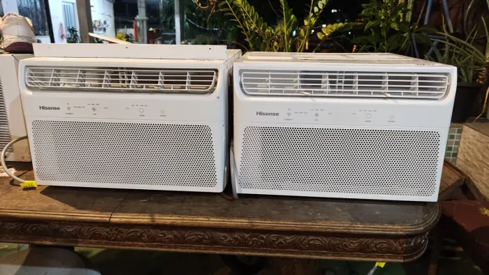 Ar condicionado hisense 7.500 e 8.500 muito bem conservado. Não deixe o calor chegar.