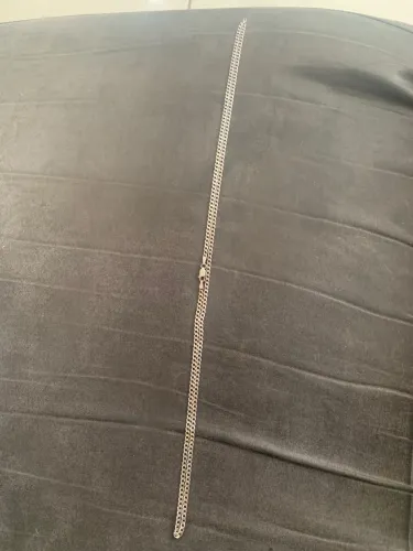Vendo corrente de prata 3mm 70cm