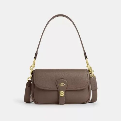 bolsa coach hadley marrom-claro