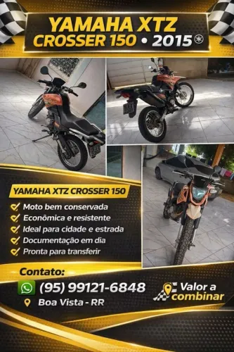 Vendo Yamaha crosser 150 2015