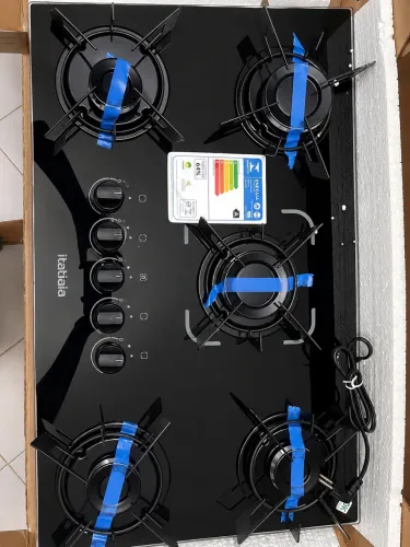 Cooktop 5 bocas + tripla chamas central