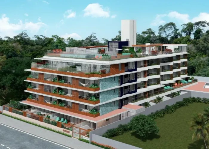 Apartamento Garden a venda com 2 quartos, 1 suite, 1 vaga no Cabo Branco - Joao Pessoa/PB
