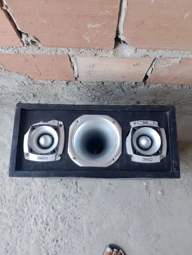 Box tuitas e corneta, só corneta funcionando