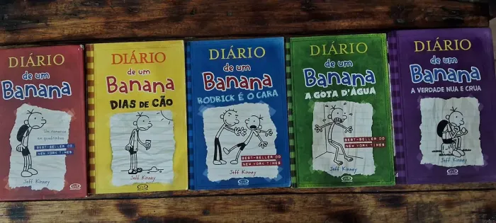 5 Livros Diário de um Banana