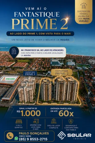 APARTAMENTO DE 2 OU 3 QUARTOS AO LADO DO ATACADÃO DA FRANCISCO SÁ