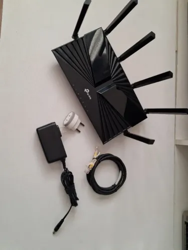 Roteador Tp Link Archer Ax4400 Wi-fi 6 6 Antenas Easy Mesh