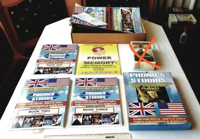 Antigo Curso de Inglês - Phonics Studios - Com Filmes e Outros - 1999