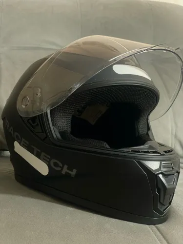 CAPACETE RACE TECH- Preto Fosco