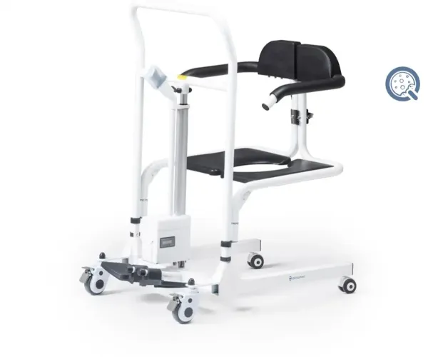 cadeira de transferência dellamed com elevação d80 135kg
