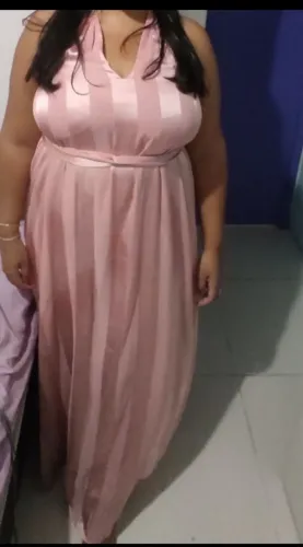 Vestido de festa rose