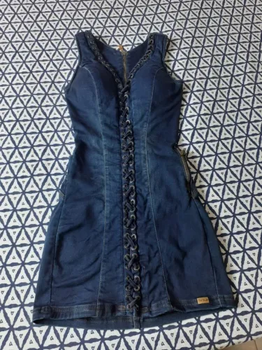 Vestido Pit Bull Jeans Original - Modelo Ajustado e Super Estiloso
