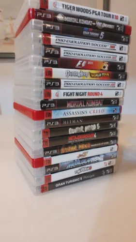 OPacote 22 jogos ps3 originais