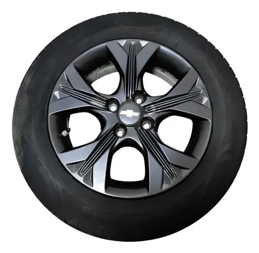 Roda Aro 15 C/pneu Gm Onix 1.0 2020 2021 A 2024 C/detalhe Grafite