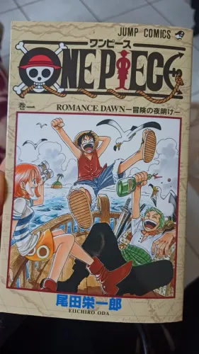 Mangá One Piece Volume 1 em japonês 
