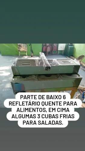 Selfie service 6 cubas quentes e 3 frias, Elétrica!