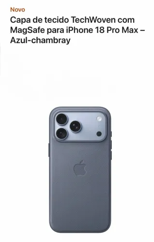 Capinha Techwoven iPhone 18 pro Max