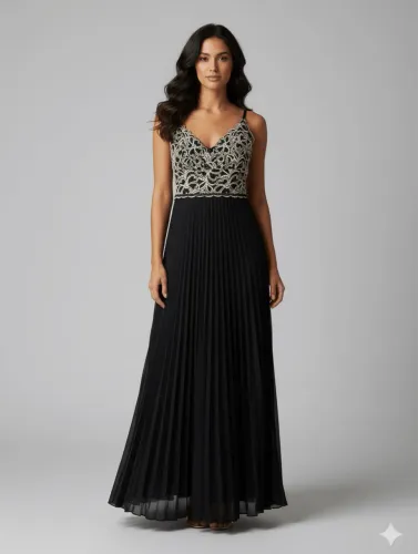 camisola marks & spencer preta rendada longa - desapego roupa