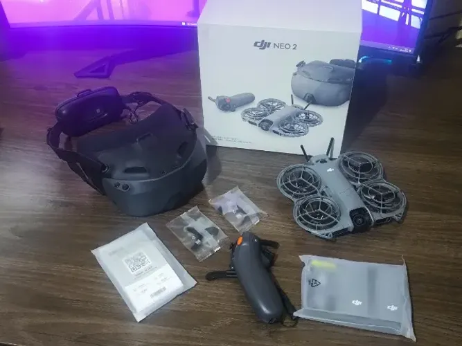 Drone DJI Neo 2 Flymore c/ Goggles N3 *Novo*
