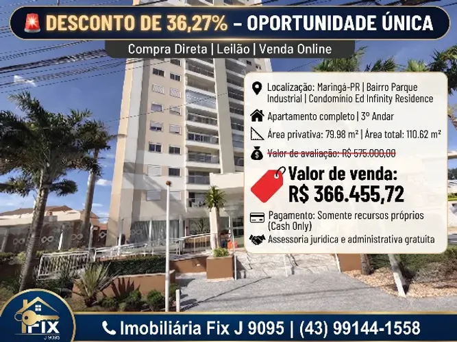 ? DESCONTO DE 36,27% - OPORTUNIDADE ÚNICA
