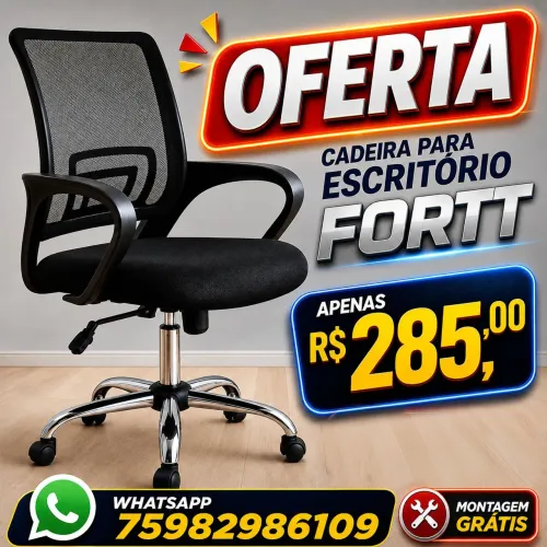Cadeira para escritório FORTT - A ORIGINAL!