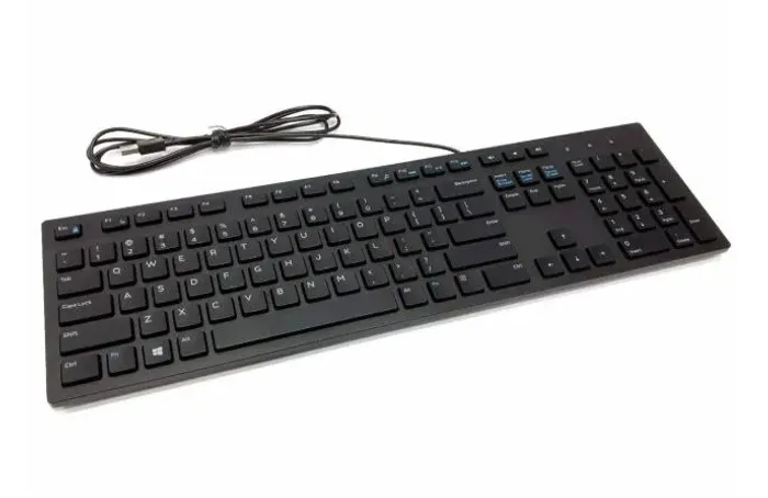 TECLADO ALFANUMERICO DELL MULTIMIDIA PORTUGUES ABNT2 NUMERICO SILENCIOSO USB | KB-216T