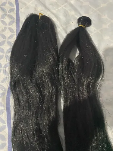 Cabelo humano brasileiro 65 cm - aproximadamente 100 g