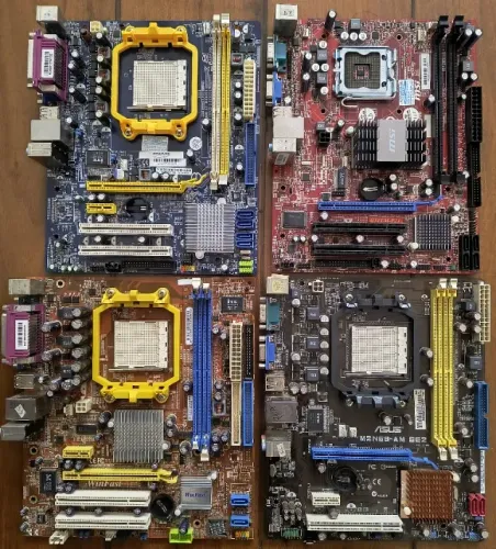 1 x Placa M61PMV Am2 + 1 x M2x68-Am Se2 + 1 x 761gxm2ma + 1x MSI 775