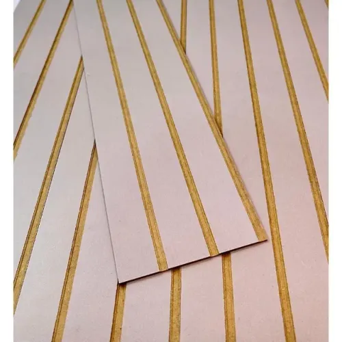 PLACAS RIPADO EM MDF - OFF WHITE