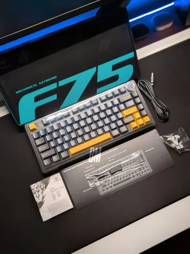 Teclado Aula F75 Preto - Thunder Black [Novo/Lacrado]