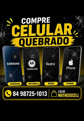 Celular quebrado