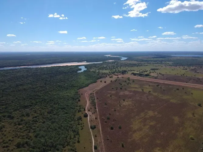 Fazenda no Vale do Araguaia com 40.000 Hectares em Marianopolis no Tocantins - 25Km do Asf