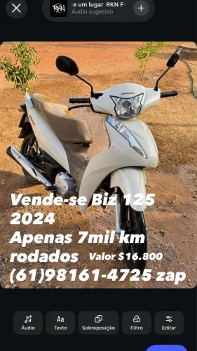 Biz 125 muito conservada