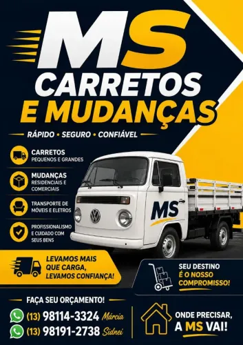 Carreto frete e mudanças